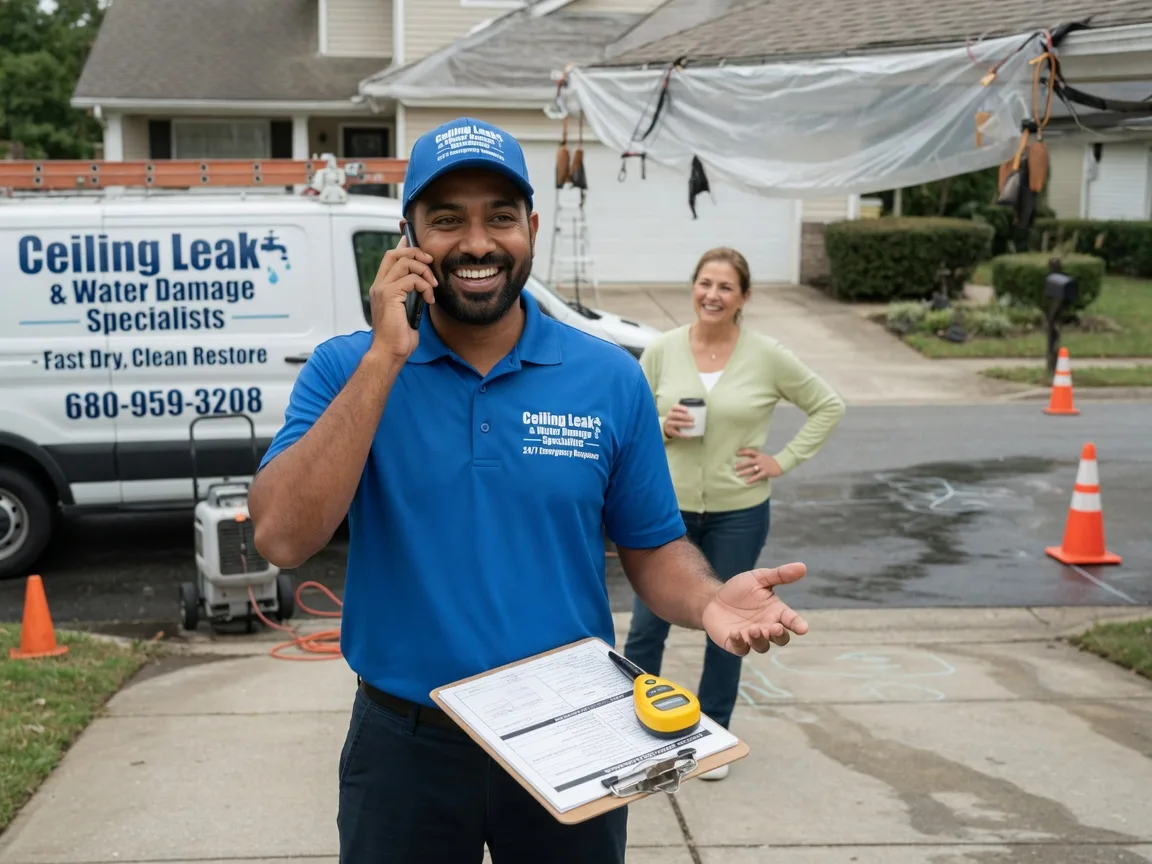 Ceiling Leak Cleanup Palmer, TX FAQs